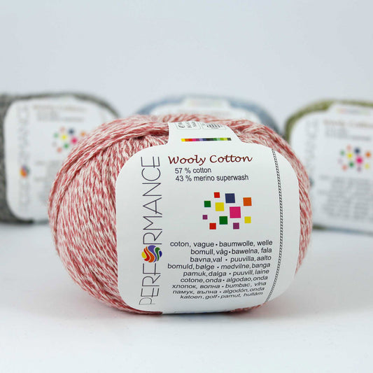 Wooly Cotton Performance, 50g-140m μαλλί από βαμβακερό νήμα